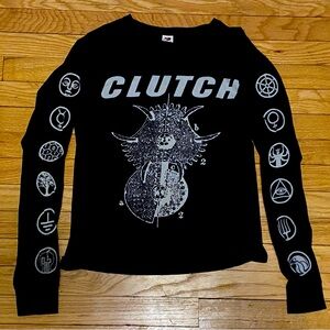 CLUTCH rock band long sleeve black t-shirt.